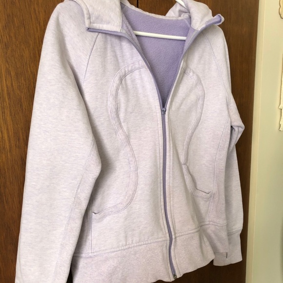 Lululemon Jacket lilac/grey Size 6-8 - Picture 3 of 6